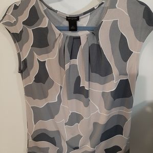 95% polyester 5% spandex cap sleeve blouse